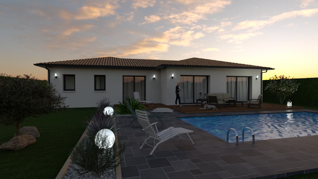 Construction de maison, modèle Gaura