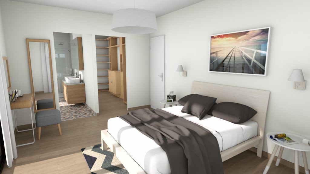 Clairlande - Modèle Canna visuel chambre parentale